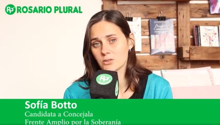 Mano a mano con Sofía Botto candidata a concejala por el Frente Amplio por la Soberanía