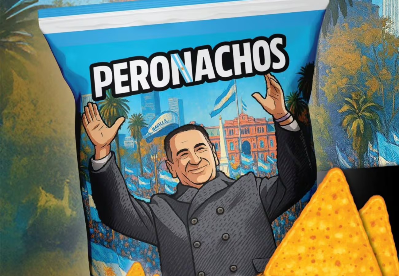 Nachos, choripán y política: llegan los “Peronachos” y no paran de venderse